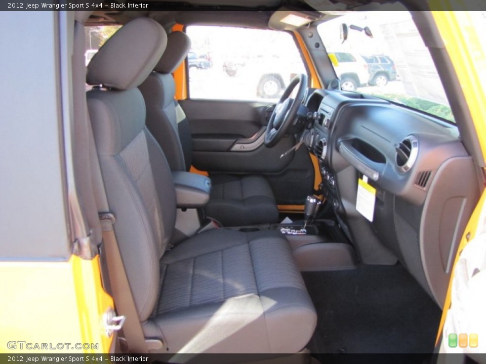 Black Interior Photo for the 2012 Jeep Wrangler Sport S 4x4 #54795856