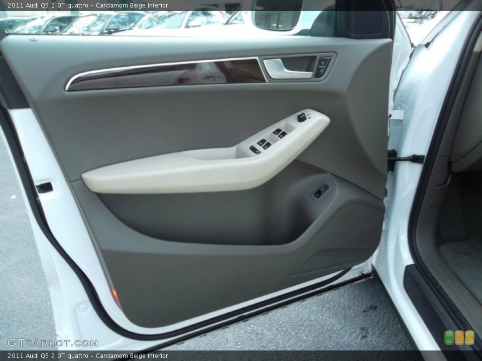 Cardamom Beige Interior Door Panel for the 2011 Audi Q5 2.0T quattro #54796840