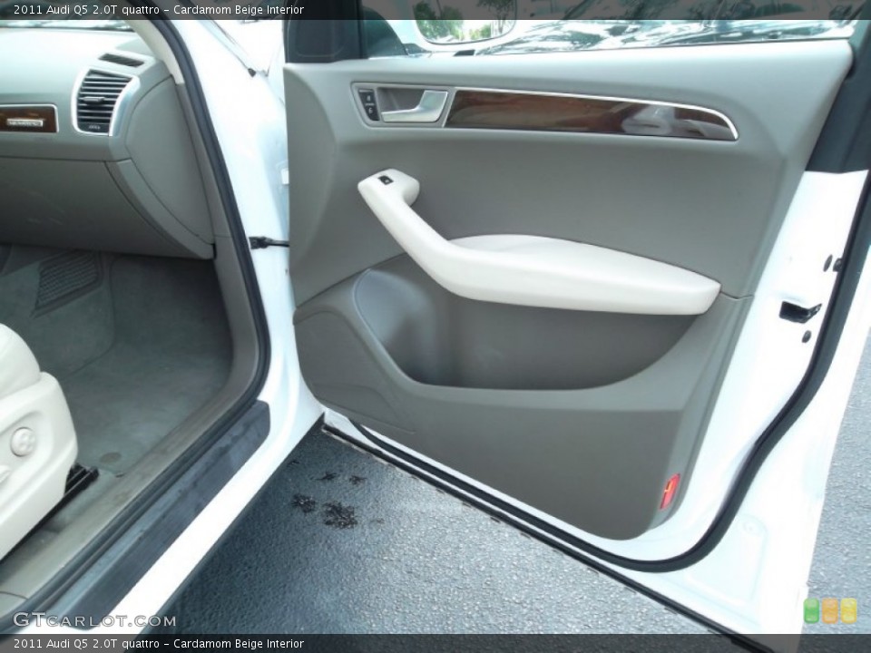 Cardamom Beige Interior Door Panel for the 2011 Audi Q5 2.0T quattro #54796876