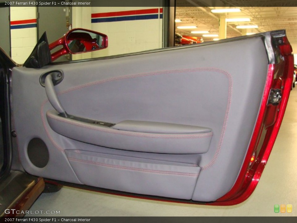 Charcoal Interior Door Panel for the 2007 Ferrari F430 Spider F1 #54801256