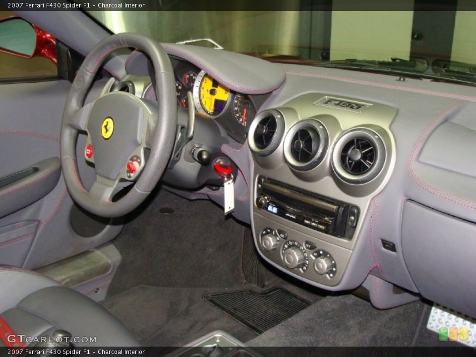 Charcoal Interior Dashboard for the 2007 Ferrari F430 Spider F1 #54801283