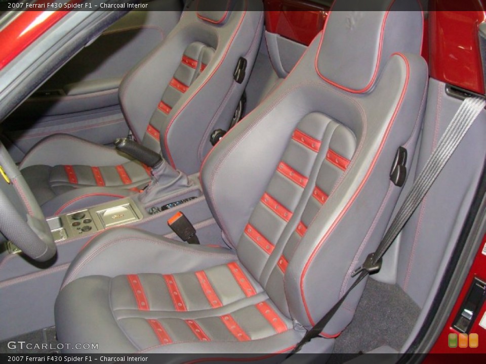 Charcoal Interior Photo for the 2007 Ferrari F430 Spider F1 #54801309