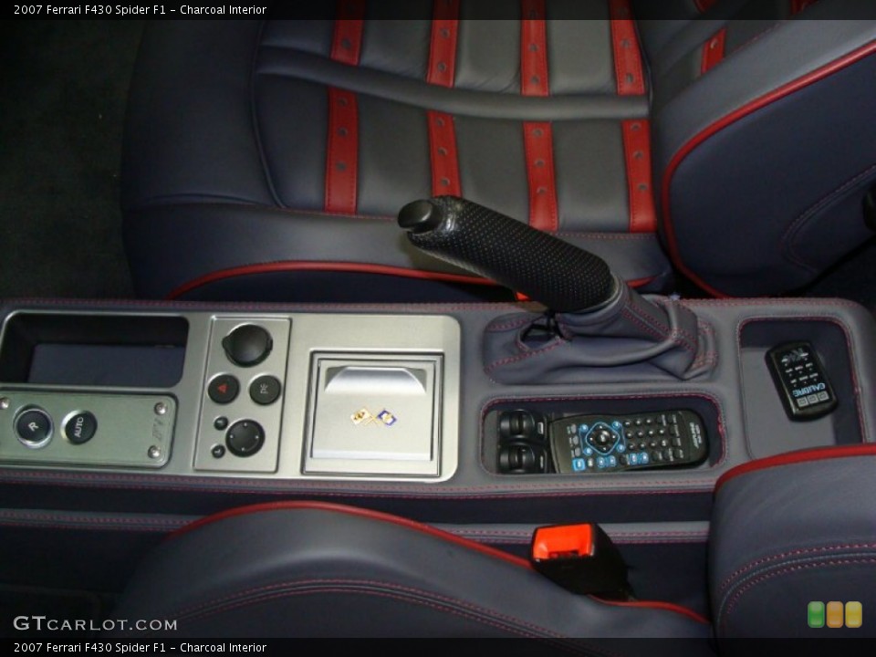 Charcoal Interior Controls for the 2007 Ferrari F430 Spider F1 #54801349