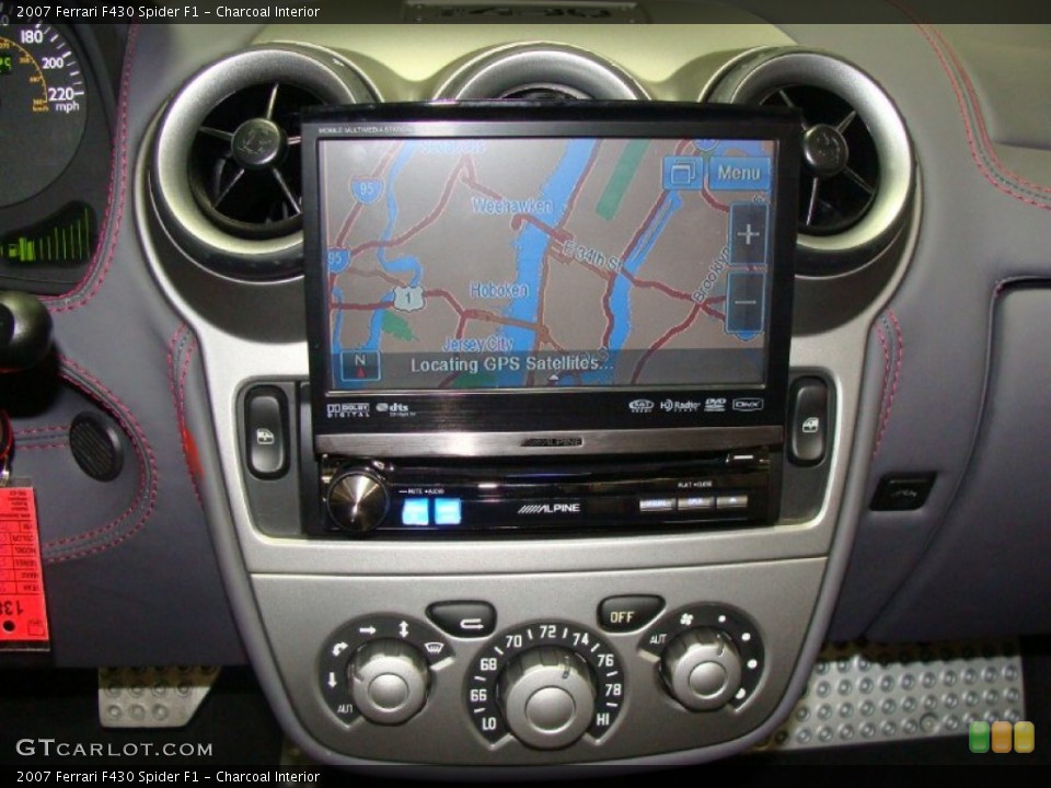 Charcoal Interior Navigation for the 2007 Ferrari F430 Spider F1 #54801367