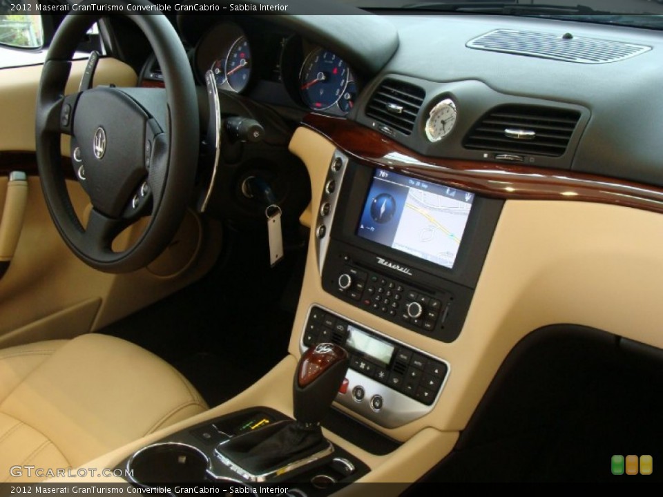 Sabbia Interior Dashboard for the 2012 Maserati GranTurismo Convertible GranCabrio #54801562