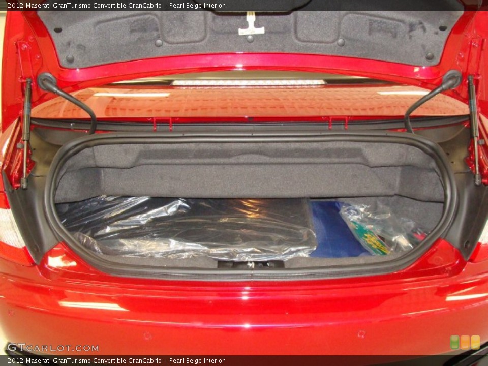 Pearl Beige Interior Trunk for the 2012 Maserati GranTurismo Convertible GranCabrio #54801799