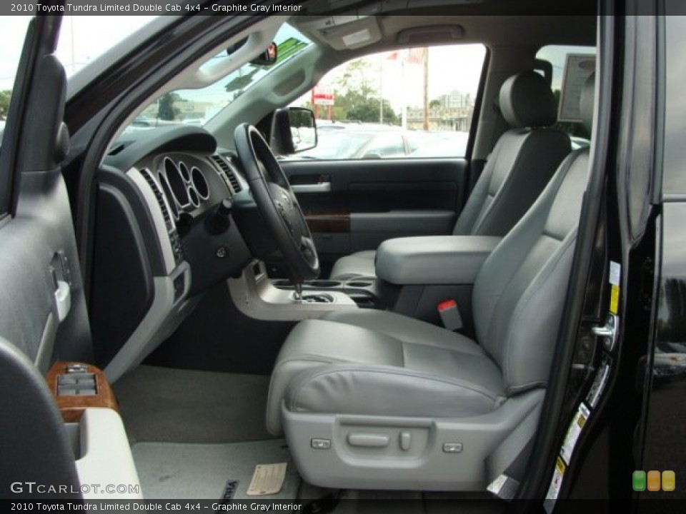Graphite Gray Interior Photo for the 2010 Toyota Tundra Limited Double Cab 4x4 #54802691