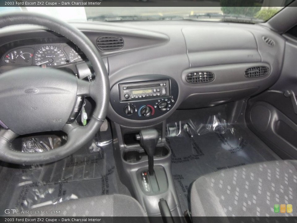 Dark Charcoal Interior Dashboard for the 2003 Ford Escort ZX2 Coupe #54803629