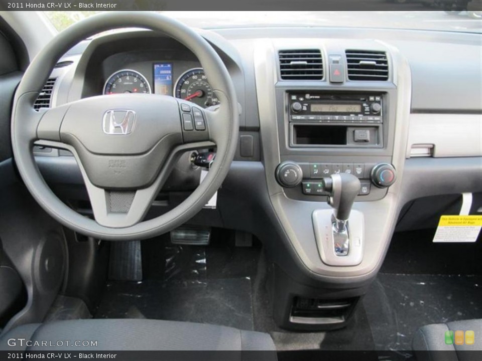 Black Interior Photo for the 2011 Honda CR-V LX #54805501