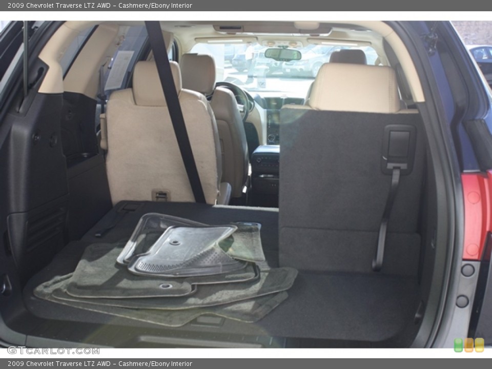 Cashmere/Ebony Interior Trunk for the 2009 Chevrolet Traverse LTZ AWD #54805999