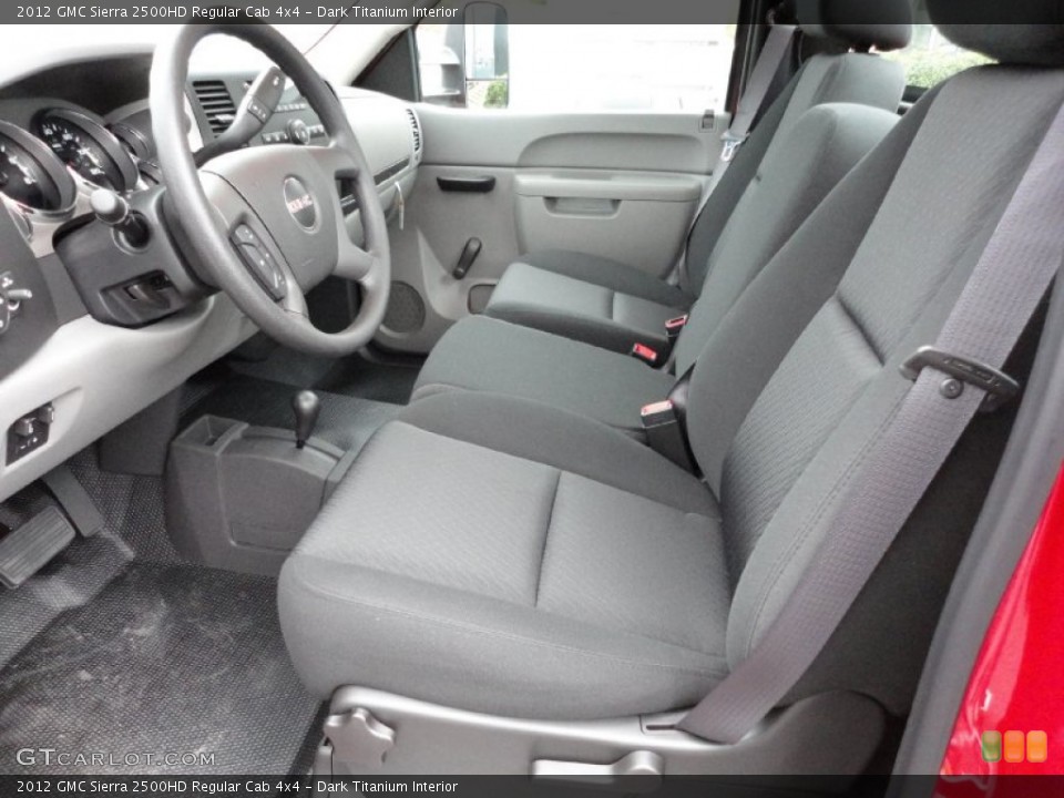 Dark Titanium Interior Photo for the 2012 GMC Sierra 2500HD Regular Cab 4x4 #54807016