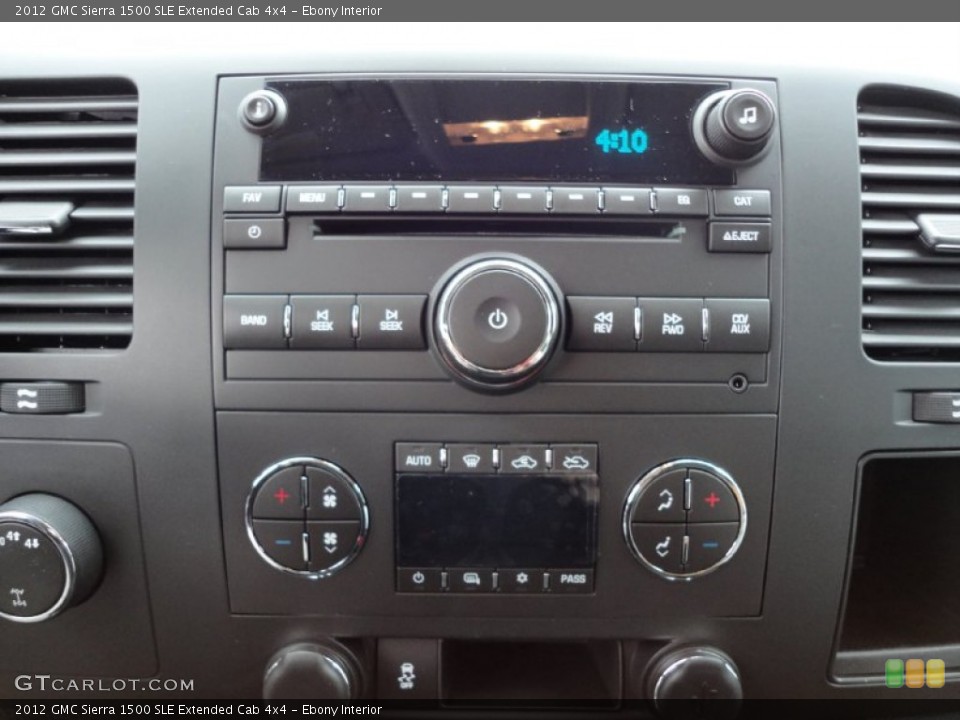 Ebony Interior Audio System for the 2012 GMC Sierra 1500 SLE Extended Cab 4x4 #54807172