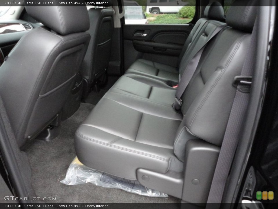 Ebony Interior Photo for the 2012 GMC Sierra 1500 Denali Crew Cab 4x4 #54807901