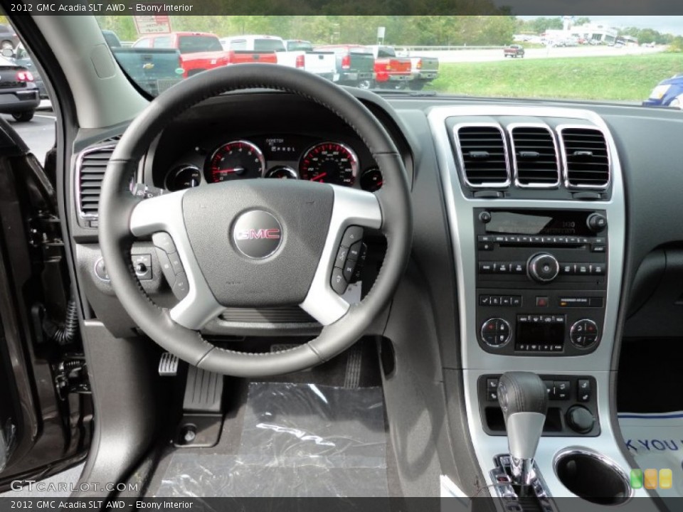 Ebony Interior Dashboard for the 2012 GMC Acadia SLT AWD #54807997