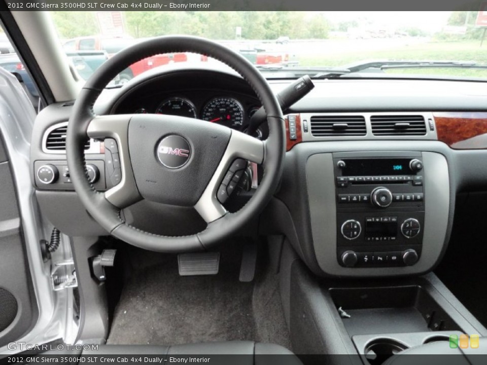 Ebony Interior Dashboard for the 2012 GMC Sierra 3500HD SLT Crew Cab 4x4 Dually #54808132