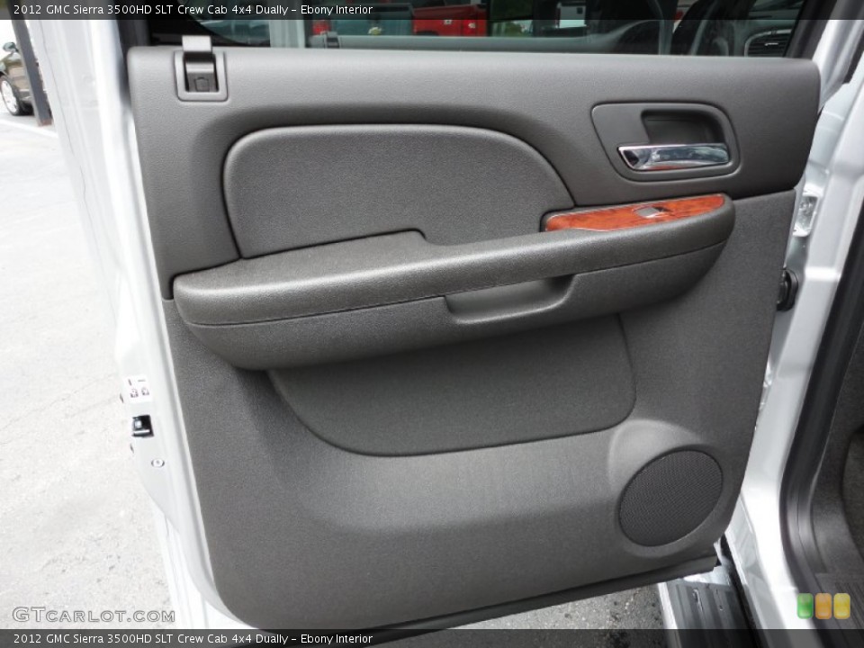 Ebony Interior Door Panel for the 2012 GMC Sierra 3500HD SLT Crew Cab 4x4 Dually #54808138