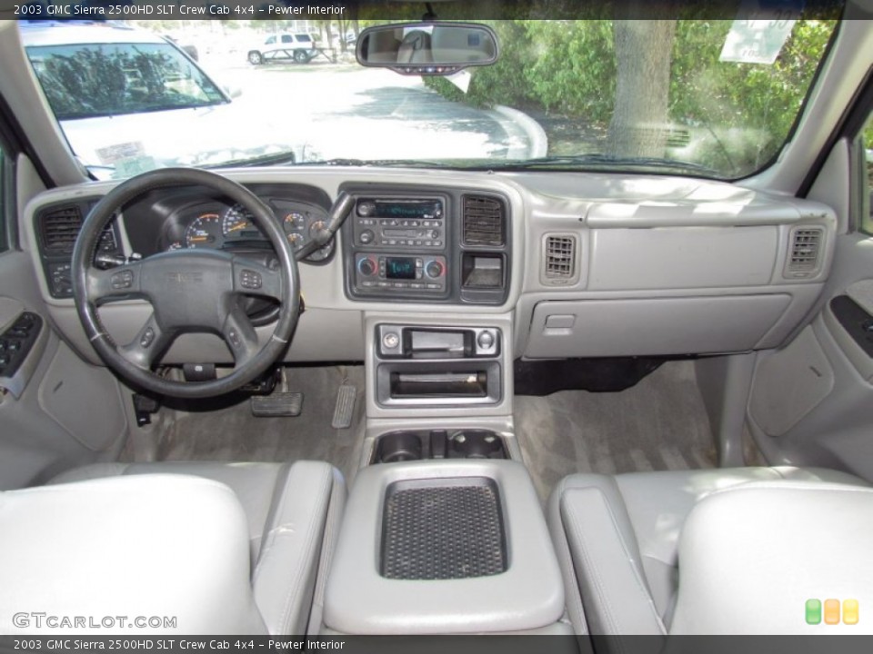 Pewter Interior Dashboard for the 2003 GMC Sierra 2500HD SLT Crew Cab 4x4 #54808876