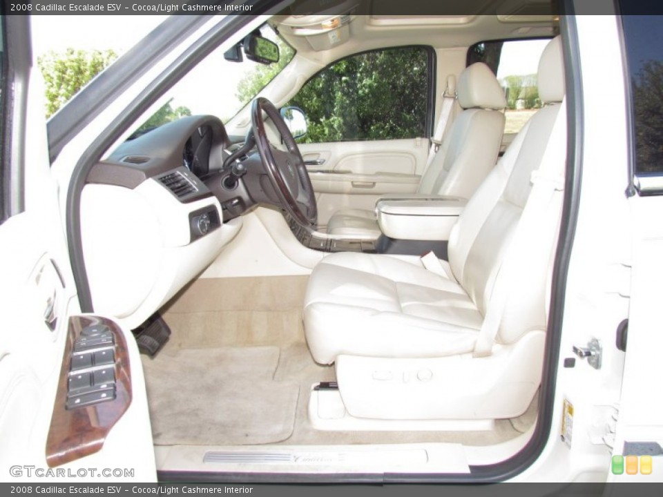 Cocoa/Light Cashmere Interior Photo for the 2008 Cadillac Escalade ESV #54809101