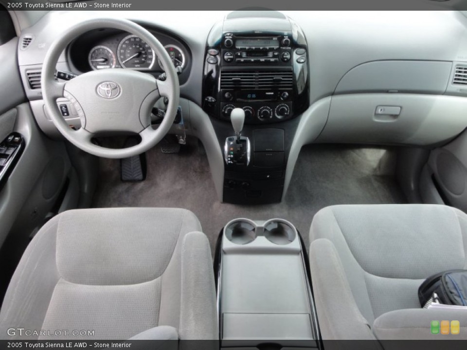 Stone Interior Dashboard for the 2005 Toyota Sienna LE AWD #54809977
