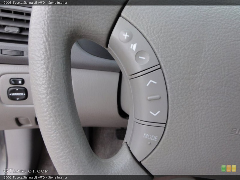 Stone Interior Controls for the 2005 Toyota Sienna LE AWD #54810160