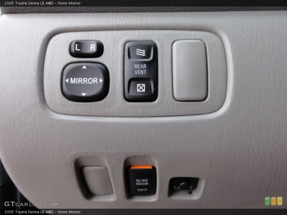 Stone Interior Controls for the 2005 Toyota Sienna LE AWD #54810166