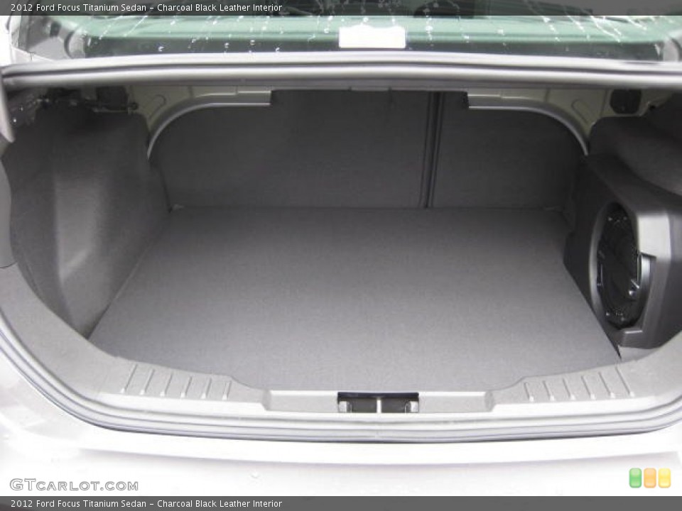 Charcoal Black Leather Interior Trunk for the 2012 Ford Focus Titanium Sedan #54810634