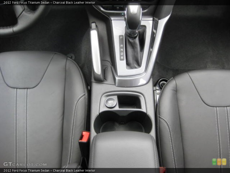 Charcoal Black Leather Interior Transmission for the 2012 Ford Focus Titanium Sedan #54810778