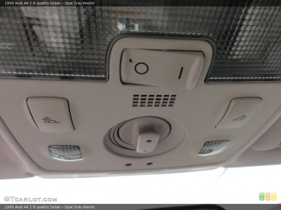 Opal Gray Interior Controls for the 1999 Audi A4 2.8 quattro Sedan #54810958