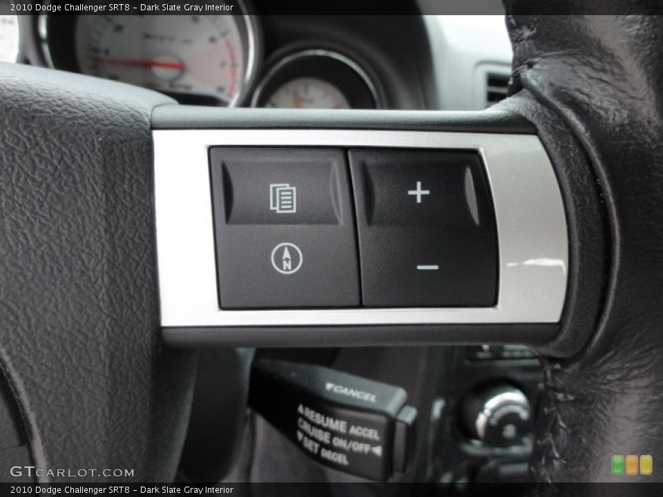 Dark Slate Gray Interior Controls for the 2010 Dodge Challenger SRT8 #54811903
