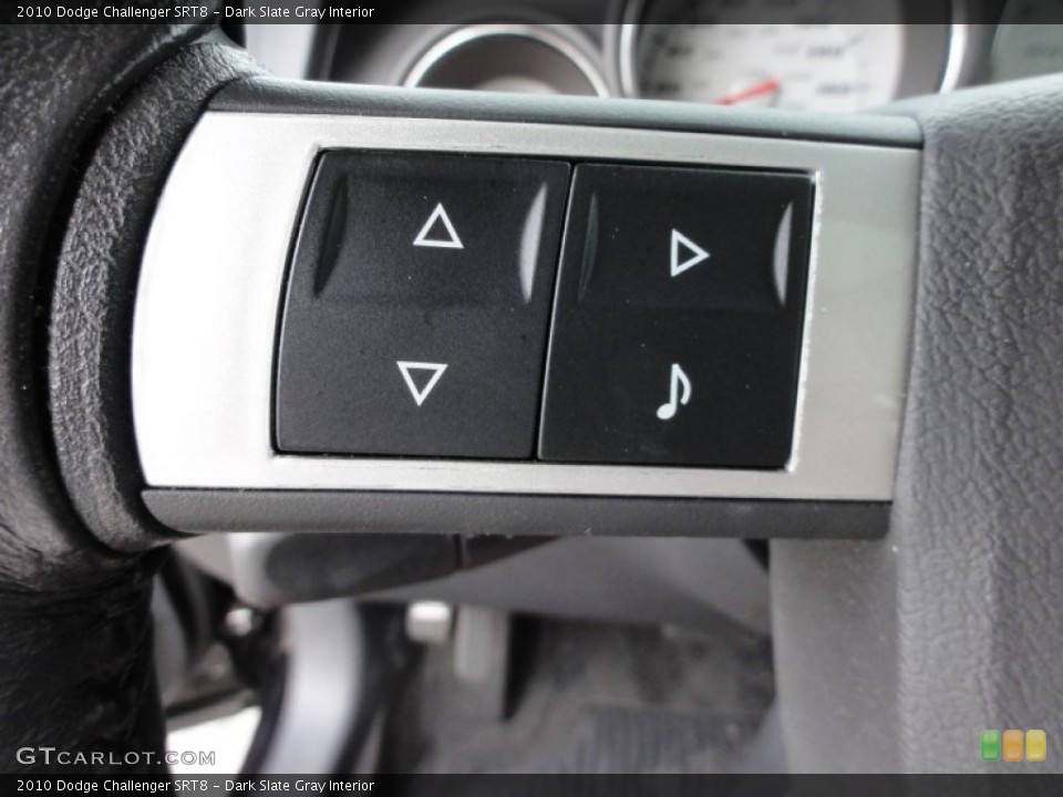 Dark Slate Gray Interior Controls for the 2010 Dodge Challenger SRT8 #54811912