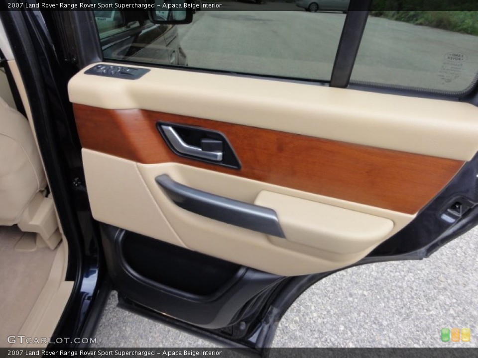 Alpaca Beige Interior Door Panel for the 2007 Land Rover Range Rover Sport Supercharged #54812155