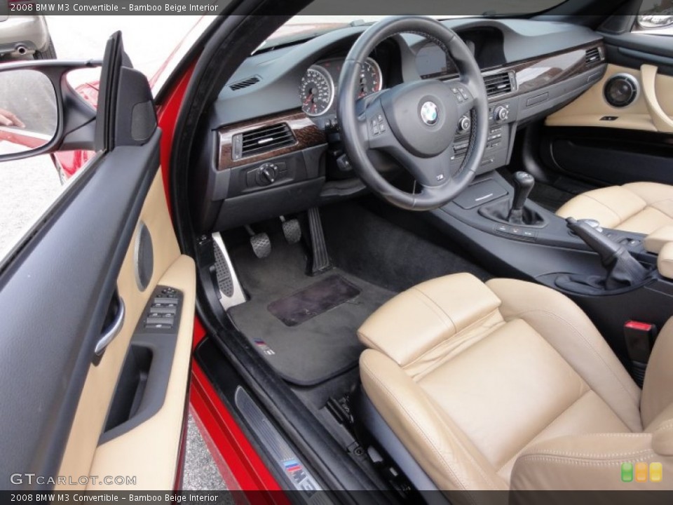 Bamboo Beige Interior Photo for the 2008 BMW M3 Convertible #54812528