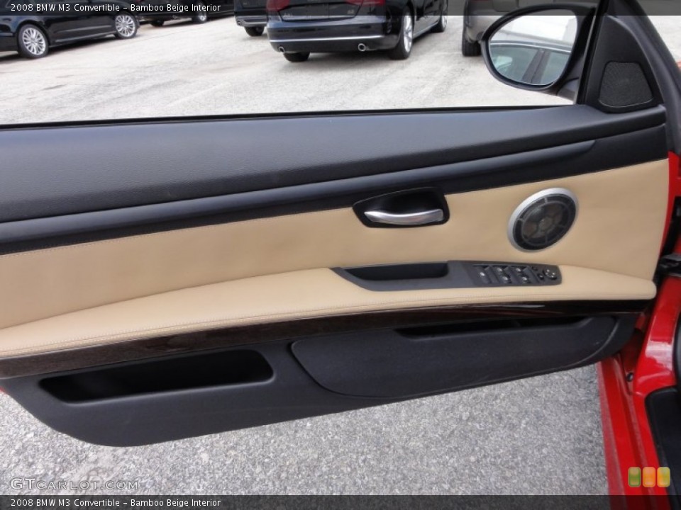 Bamboo Beige Interior Door Panel for the 2008 BMW M3 Convertible #54812539