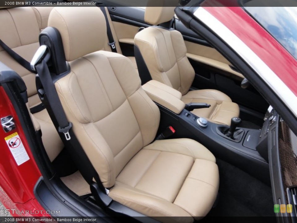 Bamboo Beige Interior Photo for the 2008 BMW M3 Convertible #54812599