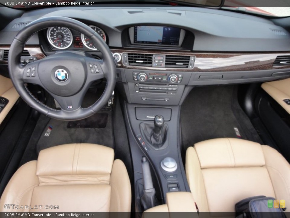 Bamboo Beige Interior Dashboard for the 2008 BMW M3 Convertible #54812626