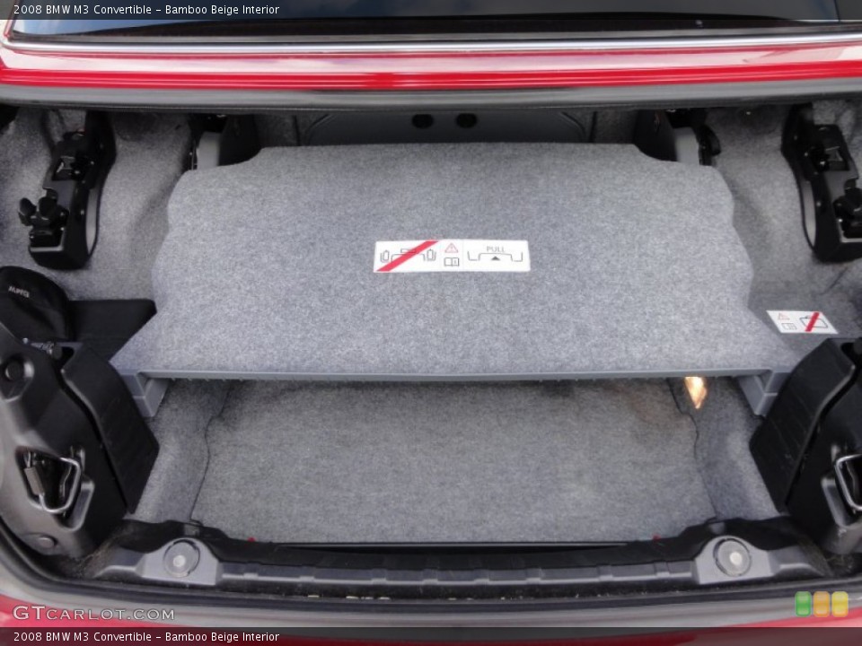 Bamboo Beige Interior Trunk for the 2008 BMW M3 Convertible #54812834