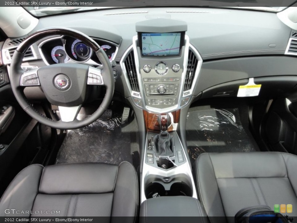 Ebony/Ebony Interior Dashboard for the 2012 Cadillac SRX Luxury #54813841