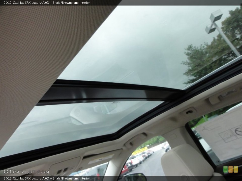Shale/Brownstone Interior Sunroof for the 2012 Cadillac SRX Luxury AWD #54814026