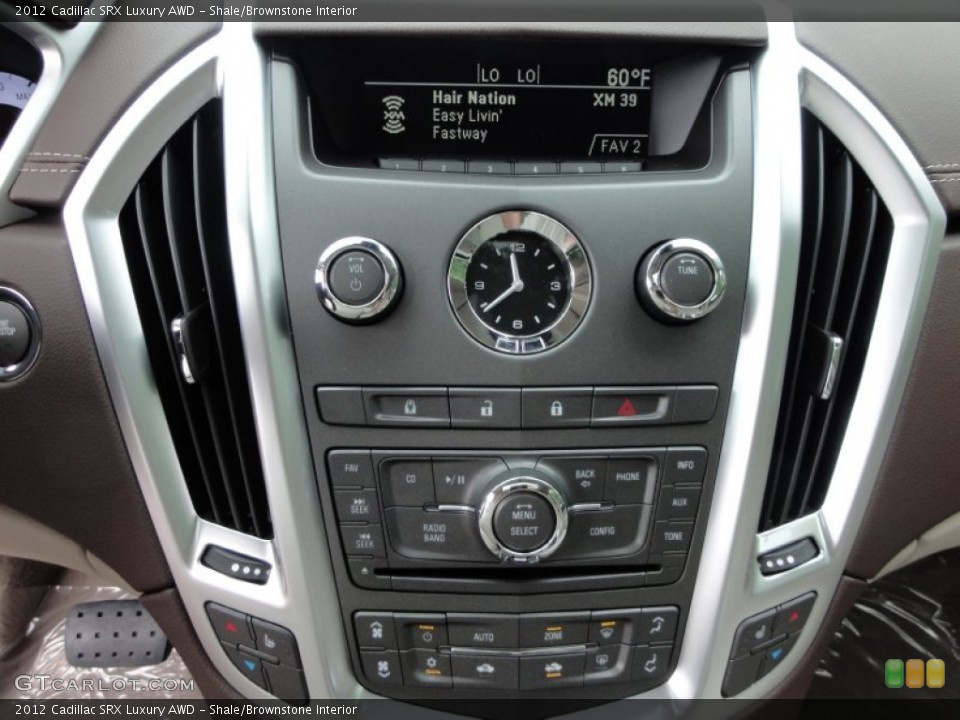 Shale/Brownstone Interior Controls for the 2012 Cadillac SRX Luxury AWD #54814063