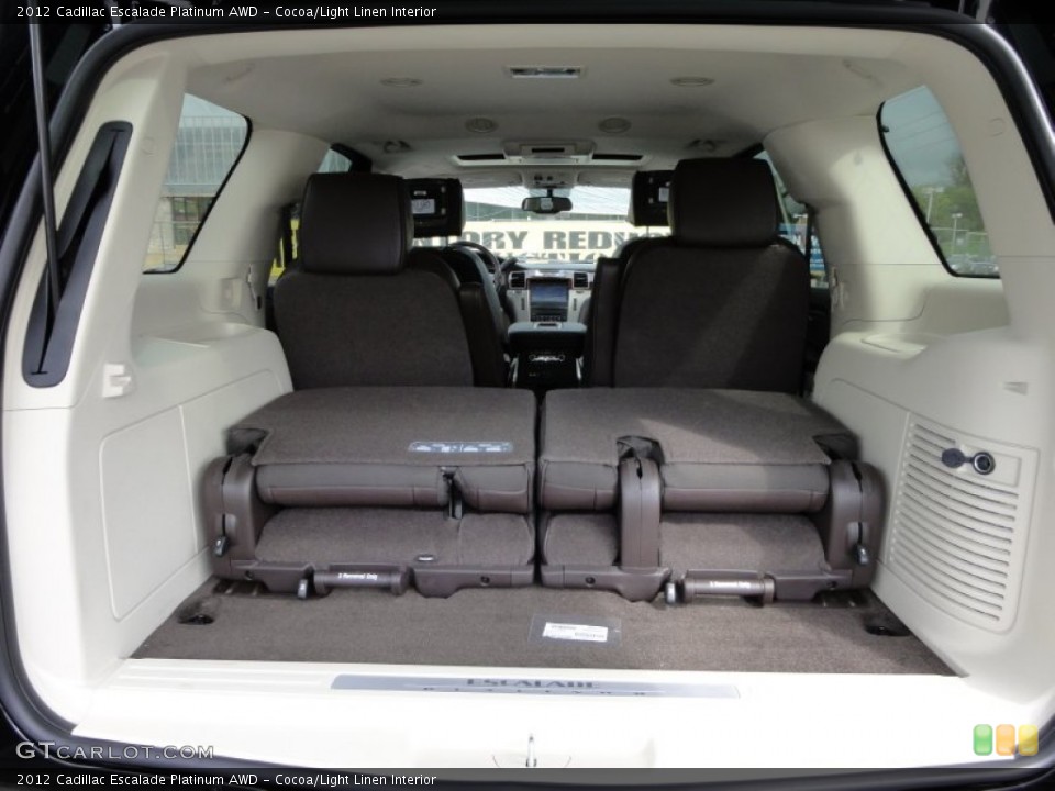 Cocoa/Light Linen Interior Trunk for the 2012 Cadillac Escalade Platinum AWD #54814264
