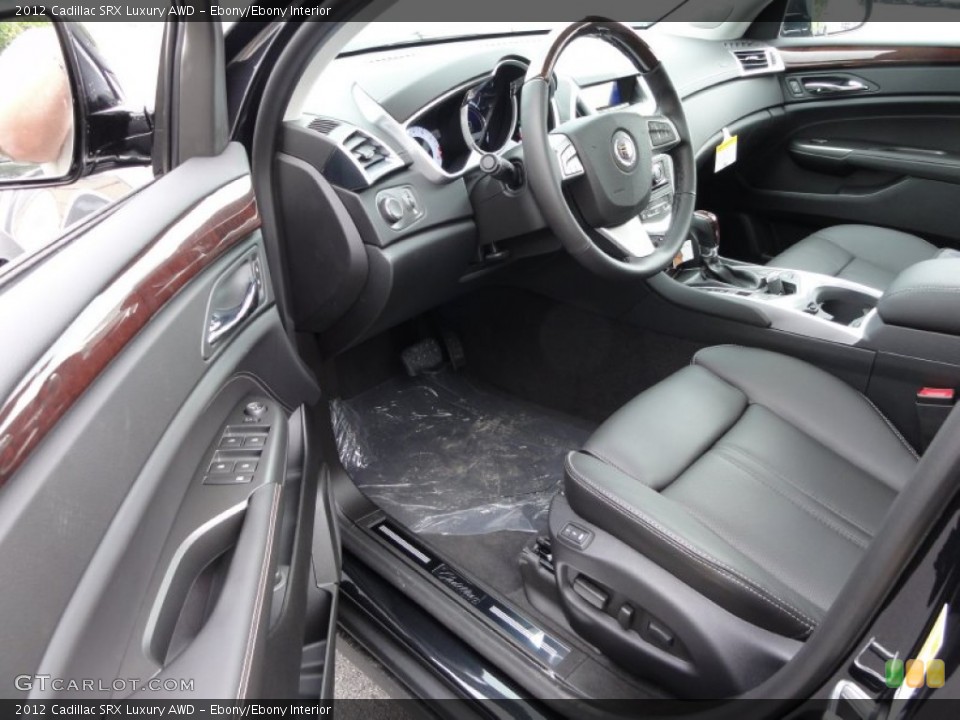 Ebony/Ebony Interior Photo for the 2012 Cadillac SRX Luxury AWD #54814483