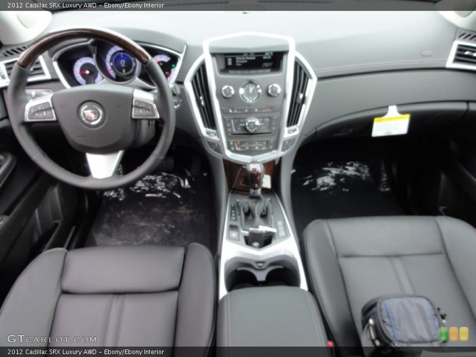 Ebony/Ebony Interior Dashboard for the 2012 Cadillac SRX Luxury AWD #54814492