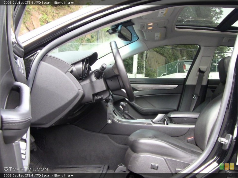 Ebony Interior Photo for the 2008 Cadillac CTS 4 AWD Sedan #54815723