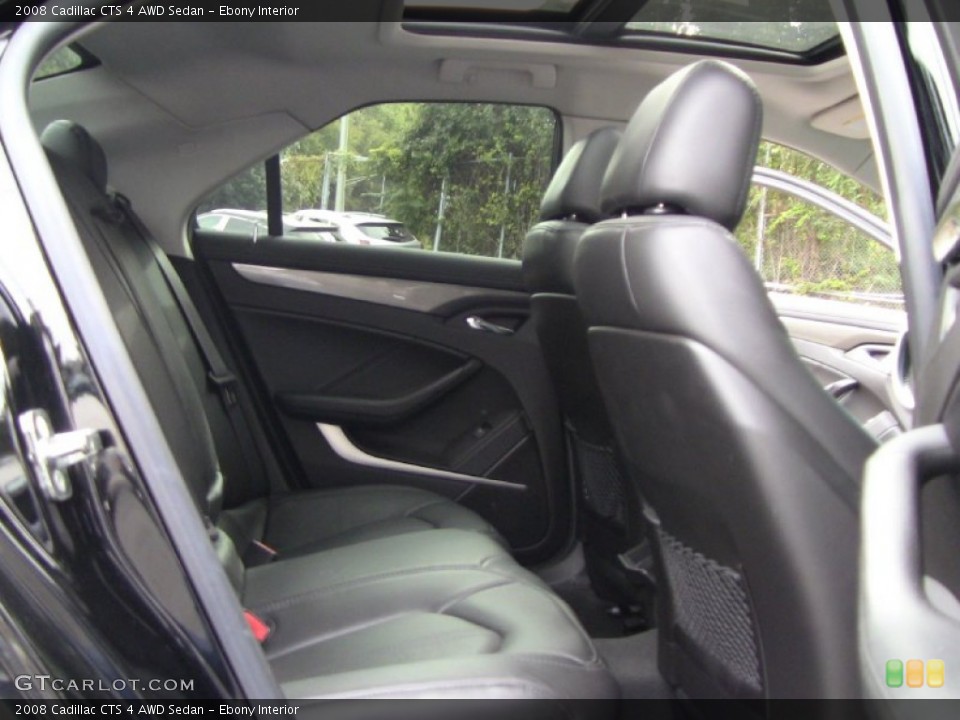 Ebony Interior Photo for the 2008 Cadillac CTS 4 AWD Sedan #54815740