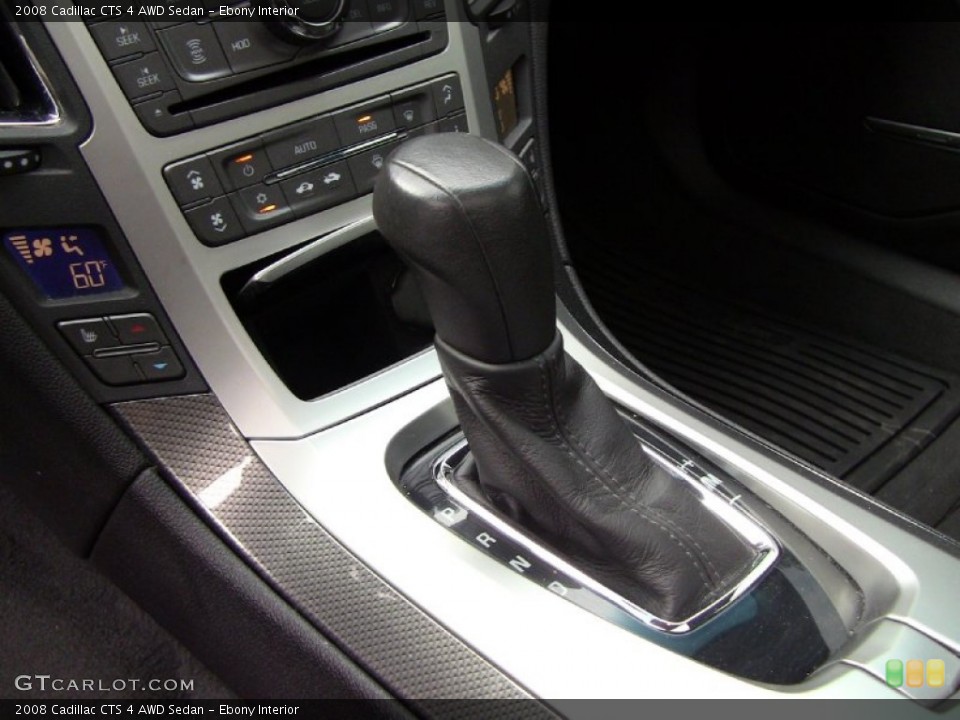 Ebony Interior Transmission for the 2008 Cadillac CTS 4 AWD Sedan #54815776