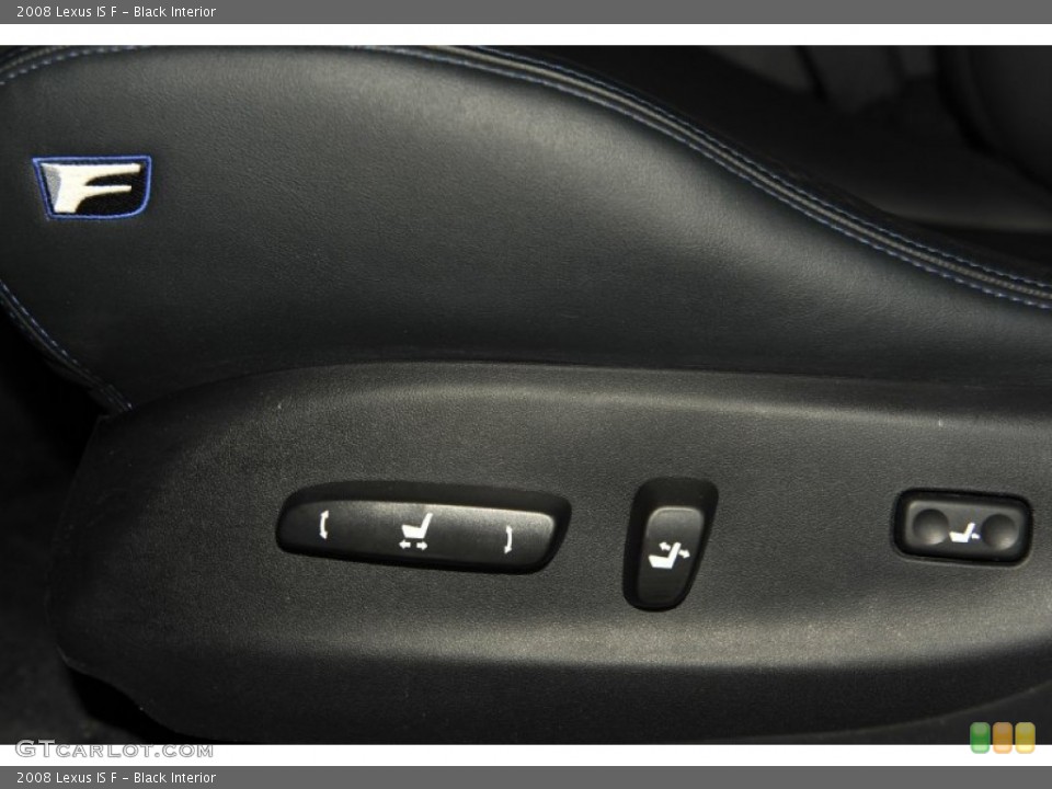Black Interior Controls for the 2008 Lexus IS F #54817054