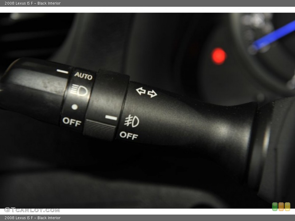 Black Interior Controls for the 2008 Lexus IS F #54817255