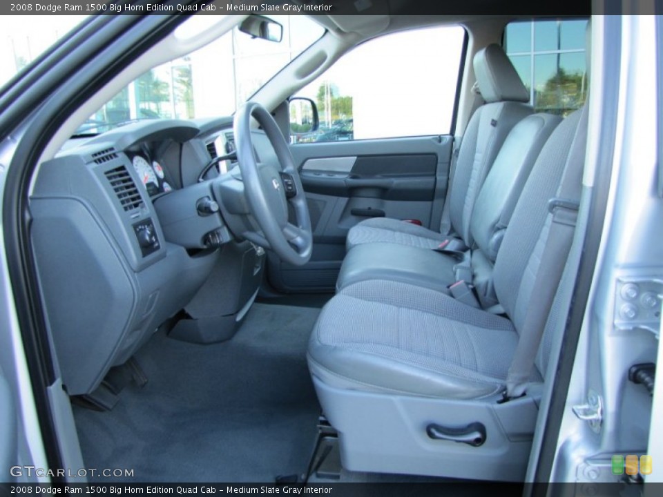 Medium Slate Gray Interior Photo for the 2008 Dodge Ram 1500 Big Horn Edition Quad Cab #54818620