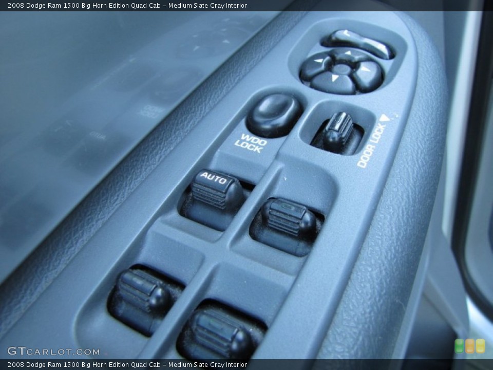 Medium Slate Gray Interior Controls for the 2008 Dodge Ram 1500 Big Horn Edition Quad Cab #54818638