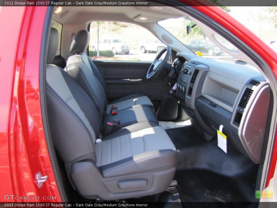 Dark Slate Gray/Medium Graystone Interior Photo for the 2012 Dodge Ram 1500 ST Regular Cab #54819872